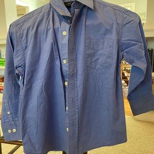 boys blue button down